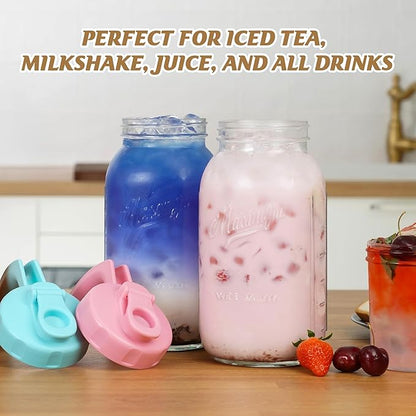Soligt Glass Mason Jar Pitcher
