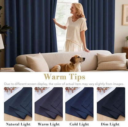 H.VERSAILTEX Ultra Thick and Soft Blackout Curtains