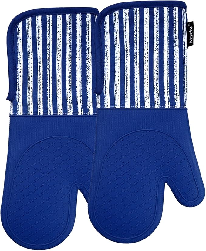 Alselo Silicone Oven Mitts Heat Resistant 932℉
