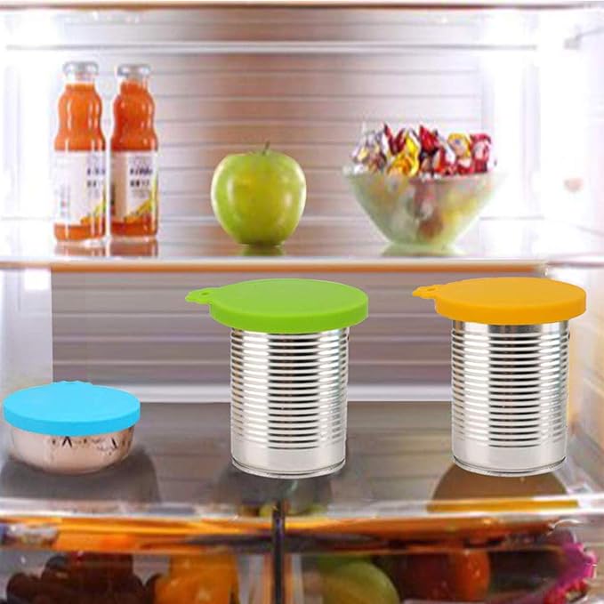 Food Can Covers/4 Pack/Universal BPA Free Silicone Dog Cat Food Tin Lids