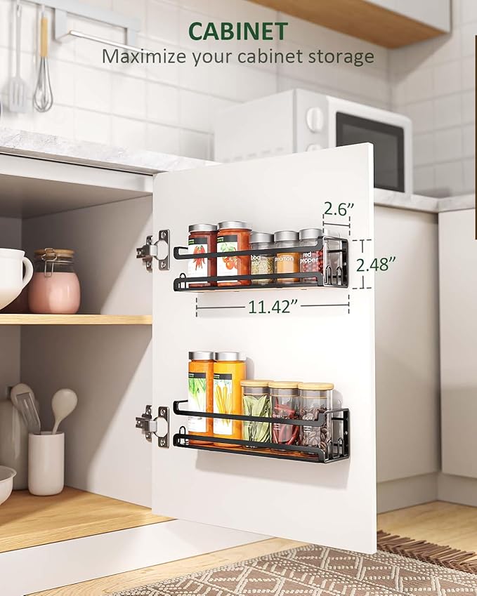Doakhirmit Wall Mounted Spice Rack