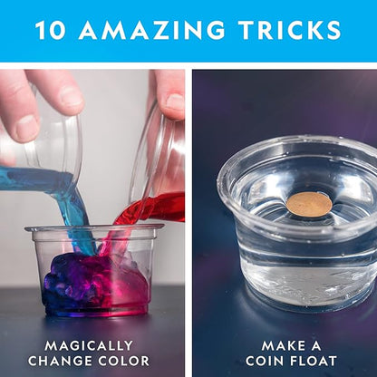 National Geographic Magic Chemistry Set – Science Kit for Kids with 10 Amazing Magic Tricks, STEM Projects and Science Experiments, Science Toys, Great Gift for Boys and Girls 8-12