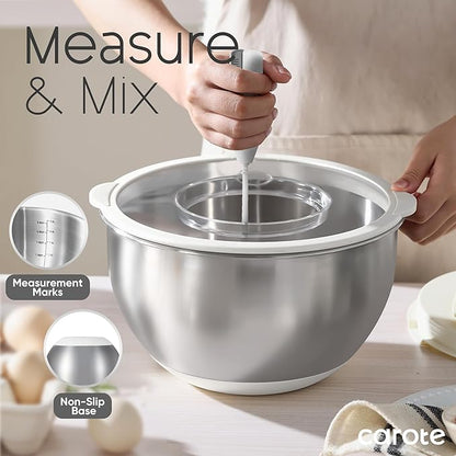 CAROTE Stainless Steel Mixing Bowls