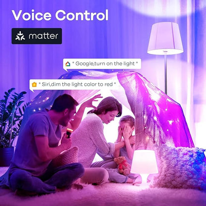 Linkind Matter Smart Light Bulb, WiFi Smart Bulbs