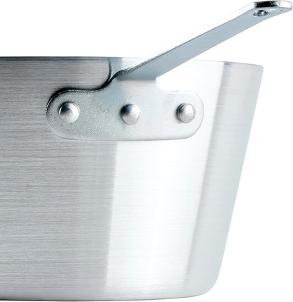 Winco Heavy-Duty Aluminum Tapered Sauce Pan, 3mm, 5 Quart