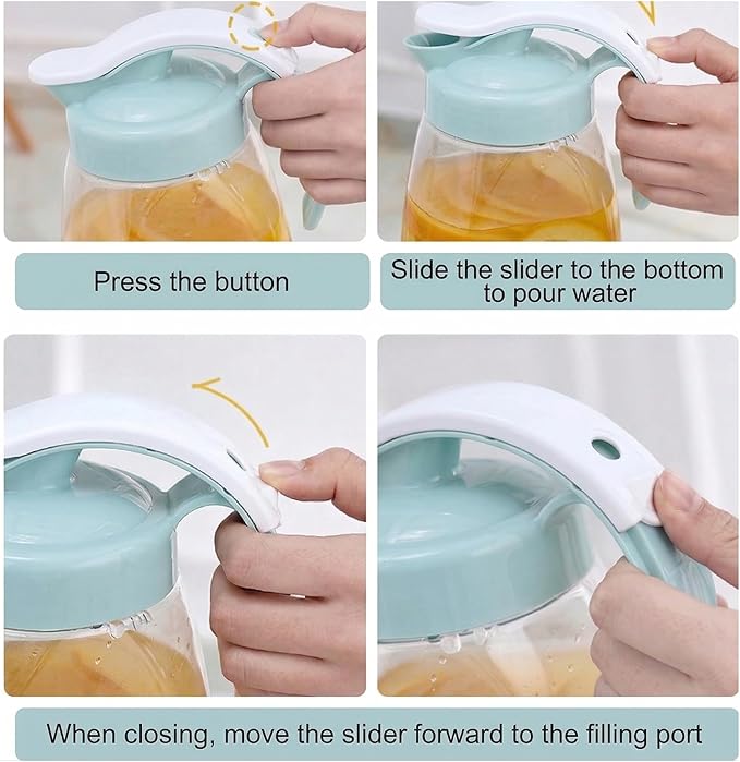 Frcctre 2 Pack Plastic Water Pitcher