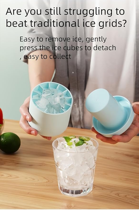 3D Upgraded Silicone Ice Cube Tray