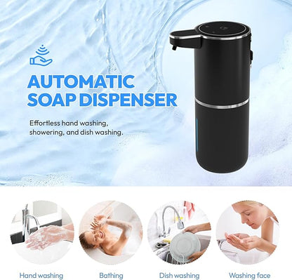 2 Pack Automatic Soap Dispenser Touchless, Liquid Hand Soap Dispenser 12.8oz