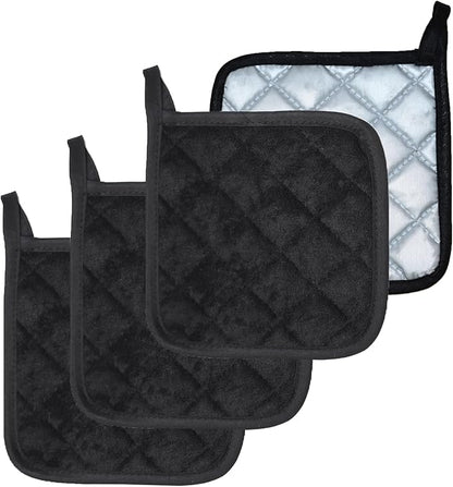4 Pack Pot Holders for Kitchen Clearance Oven Potholders Sets for Kitchens Hot