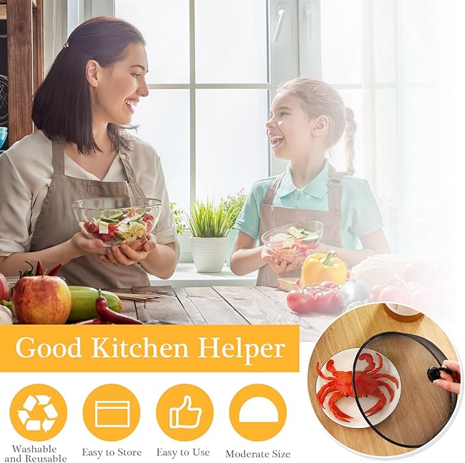 Hicarer Metal Mesh Screen Food Cover