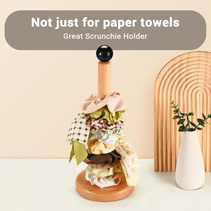 Paper Towel Holder, Wooden Kitchen Roll Stand