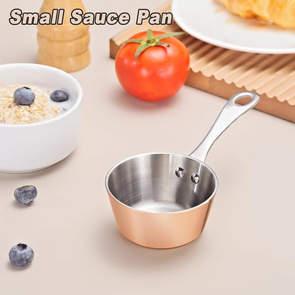 Mini Sauce Pan, Tri-Ply Stainless Steel Pot