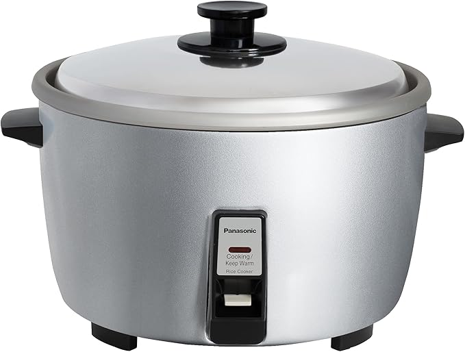 Panasonic Commercial Electric Rice Cooker, 120V Large Capacity 46-Cup, 23-Cup