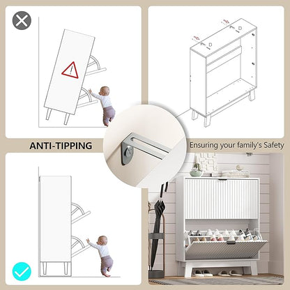 Shoe Cabinet Storage for Entryway