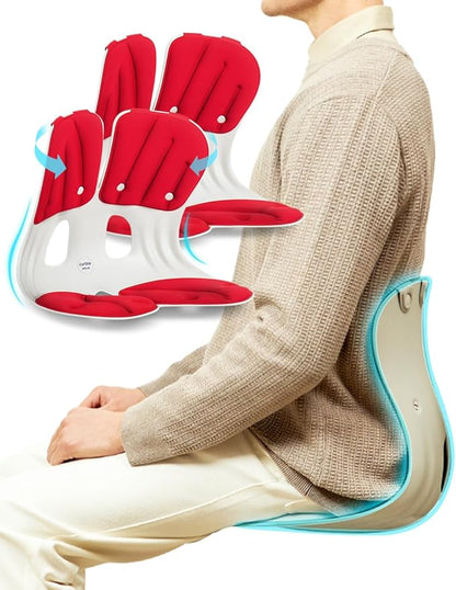 curble Grand 2PACK, Ergonomic Chair Back Support, Lumbar Support