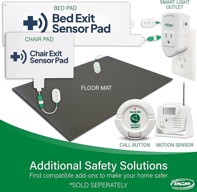 Smart Caregiver Wireless Bed Pad Alarm System
