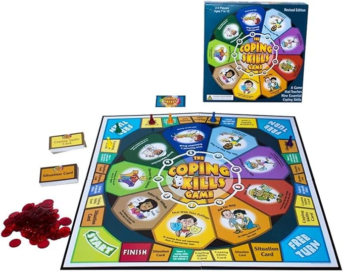 The Coping Skills Game: Nine Essential Skills to Teach Kids How to Deal with Real-Life Problems