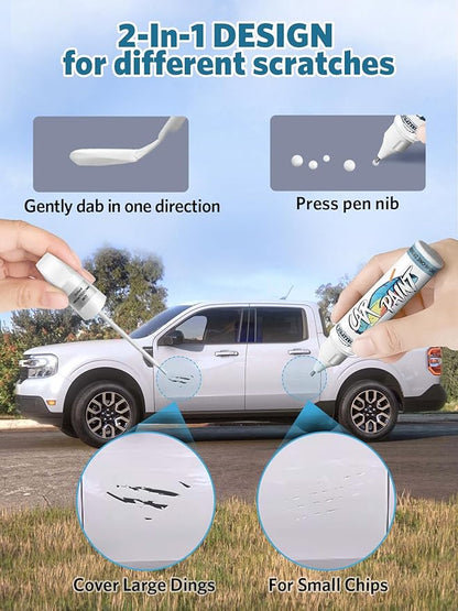 Billet Silver Metallic(PSC/JSC) Touch Up Paint for Ram, Exact Color Match Car Paint Scratch Repair Remover Pen Kit Fix Vehicle Chips and Automotive Nicks Scuff