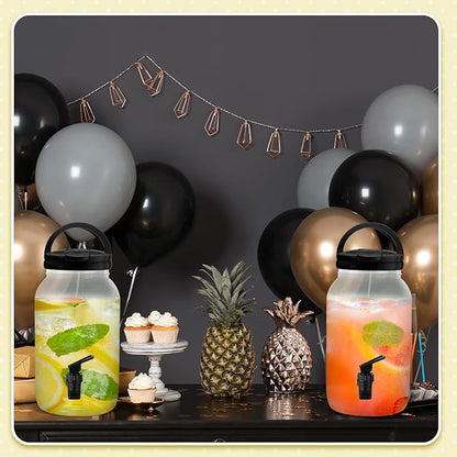 Havawish 2 Pcs 1 Gallon Plastic Beverage Dispenser