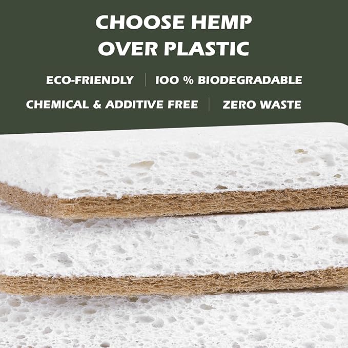 Isshah Plant-Based Kitchen Sponges