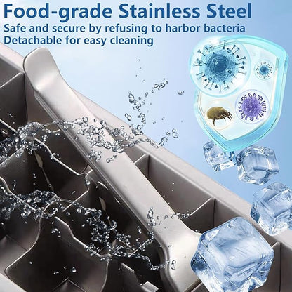 Stainless Steel Ice Cube Trays, Metal Ice Cube Trays
