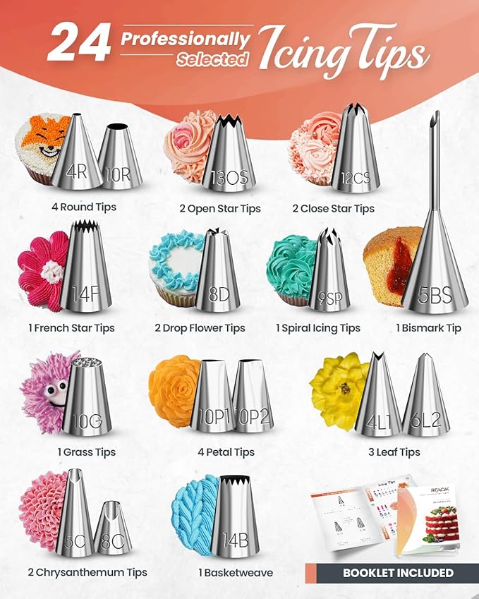 RFAQK 700PCs Cake Decorating Kit
