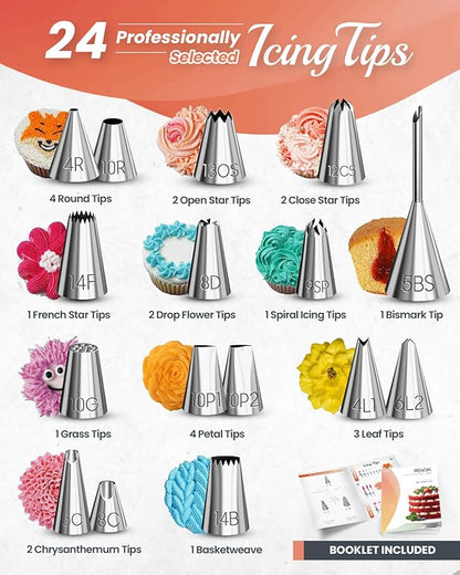 RFAQK 700PCs Cake Decorating Kit