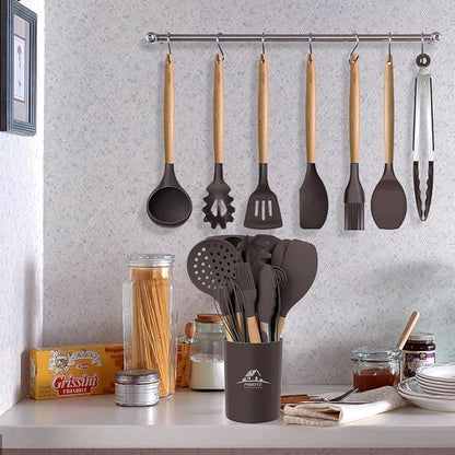 MIBOTE Silicone Cooking Kitchen Utensils Set