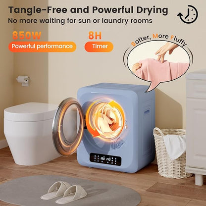VCJ Portable Dryer for Laundry, 12lbs Clothes Dryer