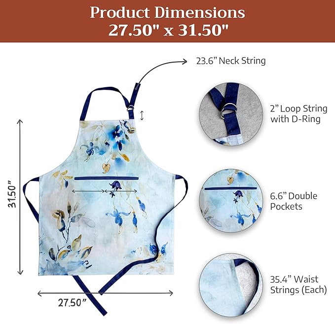 Maison d' Hermine 100% Cotton Apron