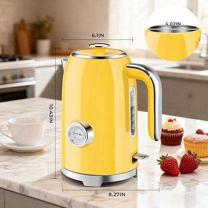 SUSTEAS Electric Kettle - 57oz Hot Tea Kettle Water Boiler