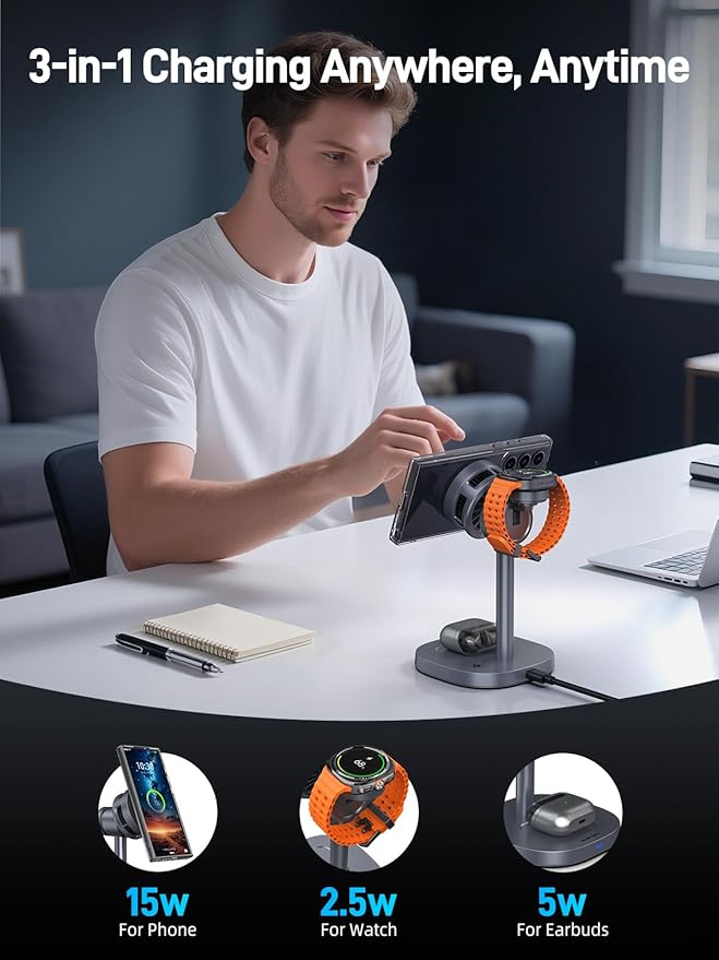 3 in 1 Magnetic Charging Station