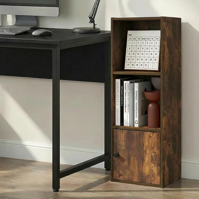 Furinno LUDER Book Shelf, 3-Tier Bookshelf