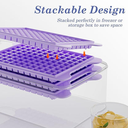 Mini Ice Cube Tray for Freezer: GGUW Nugget Ice Cube Tray