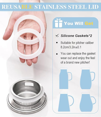 LUNA & MANTHA Glass Pitcher