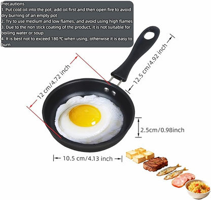 4.7 Inch Mini Skillet, Non-Stick Egg Pan