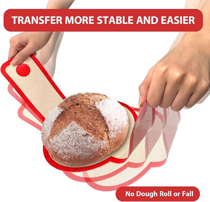 Silicone Bread Sling Oval and Round, Sourdough Tools & Dutch Oven Accessories