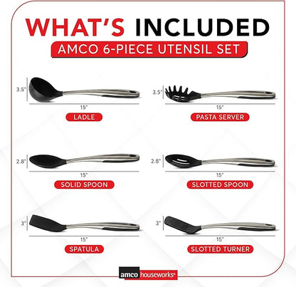 Amco 6-Piece Nylon Utensil Set