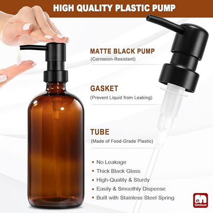 GMISUN Dish Soap Dispenser, 16 Oz Kitchen Soap Dispenser Set