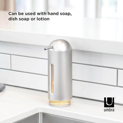 Umbra Penguin 12 oz Soap Pump, Kitchen Soap Dispenser, Also Works