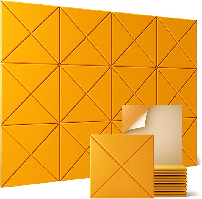 Sonicism 12 Pack X-Lined Acoustic Panels