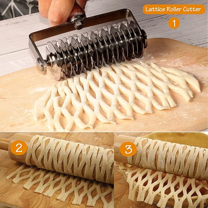 Stainless Steel Lattice Dough Cutter