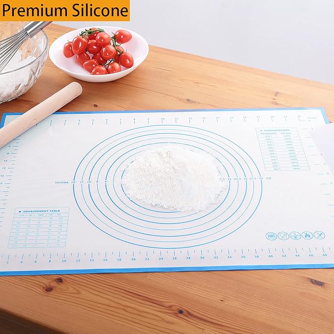 Silicone Baking Mat，Non Stick Rolling Dough