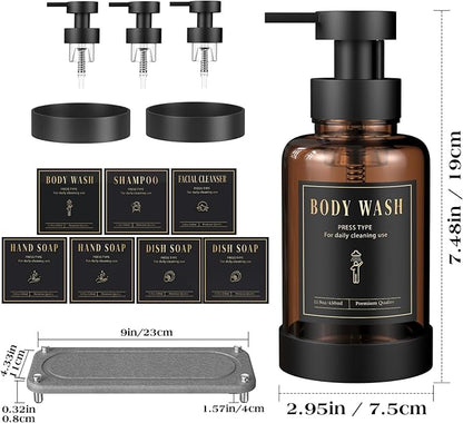 Luxspire Foaming Soap Dispenser, Non-Slip Hand Soap Dispenser
