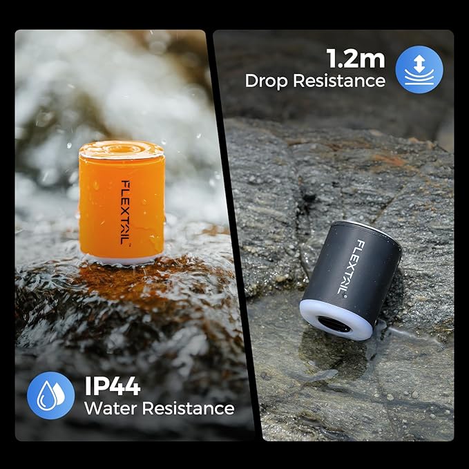 FLEXTAILGEAR Tiny Pump 2X | Rechargeable Air Pump & Camping Lantern
