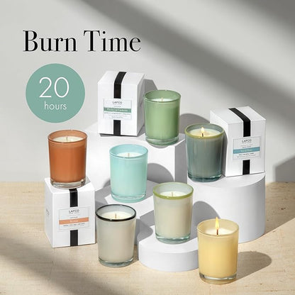 LAFCO New York Votive Candle, Fresh Cut Gardenia - 1.9 oz - 20-Hour Burn Time - Reusable Glass Vessel - Made in The USA
