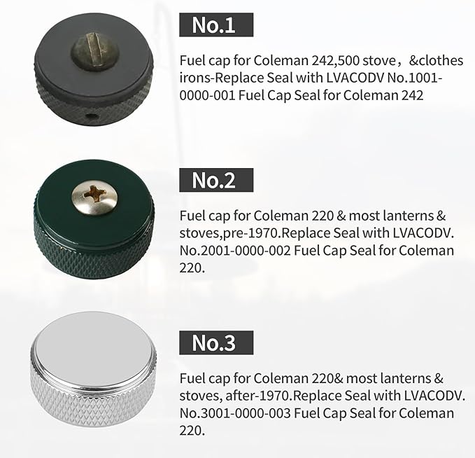 Filler Cap Lantern, Compatible with Replacement Parts for Coleman Lanterns and Stoves – Brass Construction, Model 3000000454