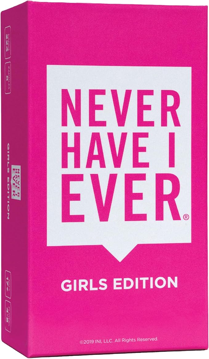 Never Have I Ever - The Ultimate Party Game for Bachelorette Parties, Ladies’ Nights, Girlfriends’ Game Nights, and Social Gatherings | Paddles Included | Intended for Mature Adult Women Ages 17+