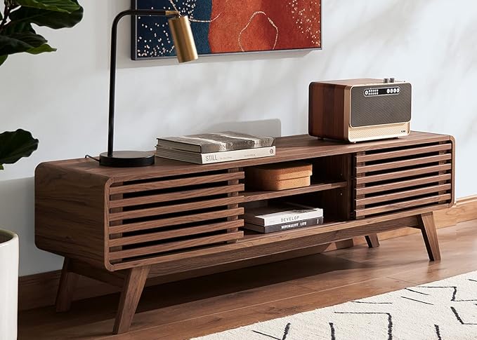 mopio Ensley TV Stand, Mid Century Modern