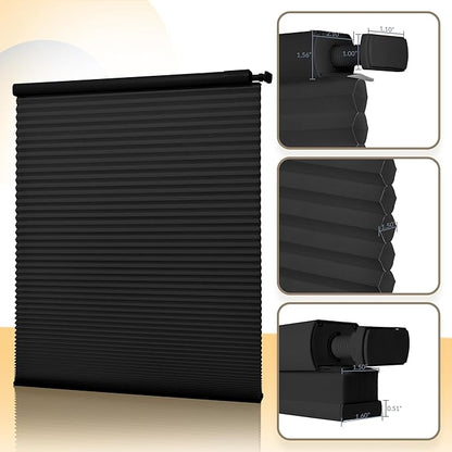 Boolegon No Drill Motorized Cellular Blinds